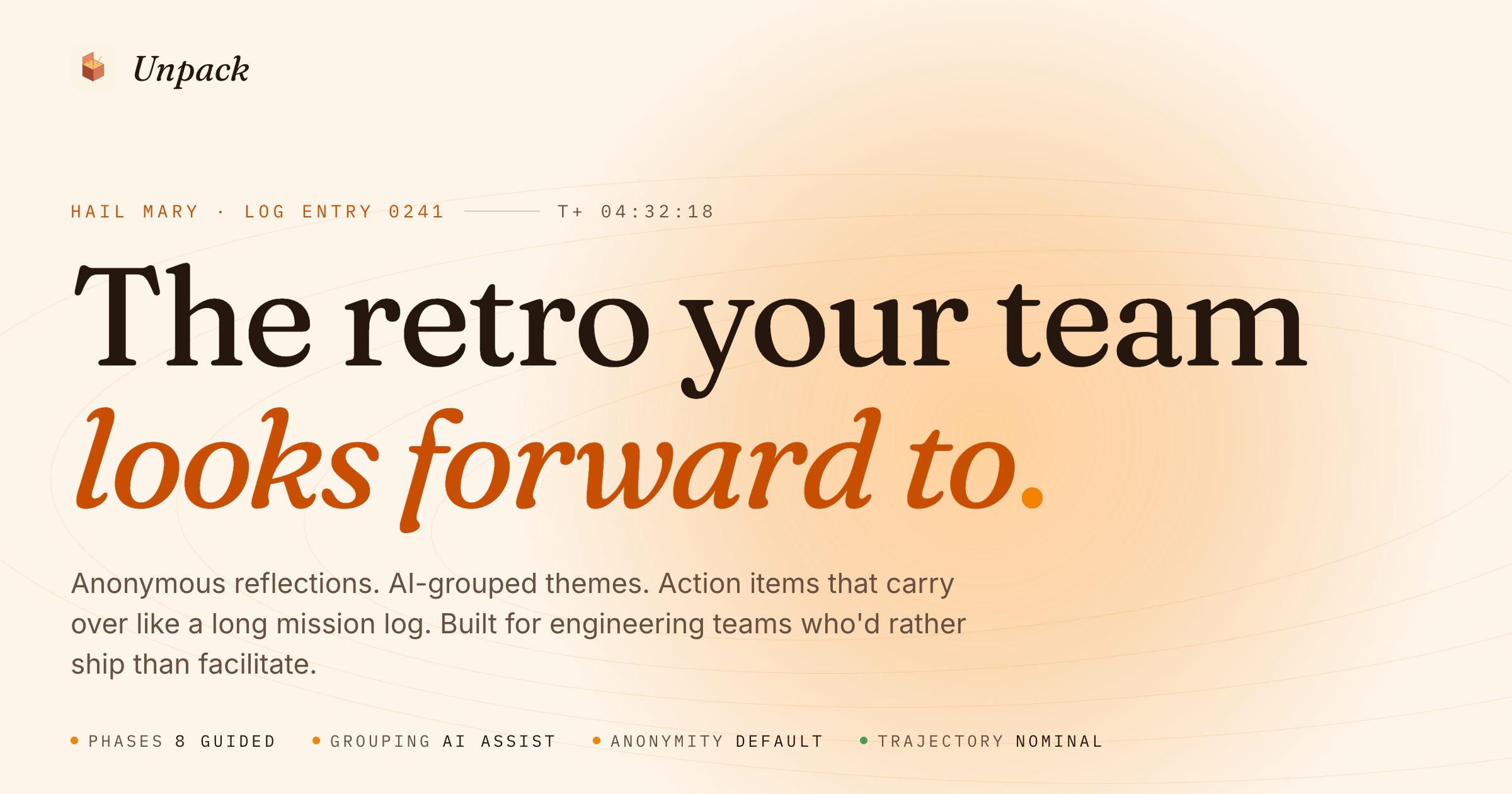 Unpanck Unpack — The retro your team looks forward to